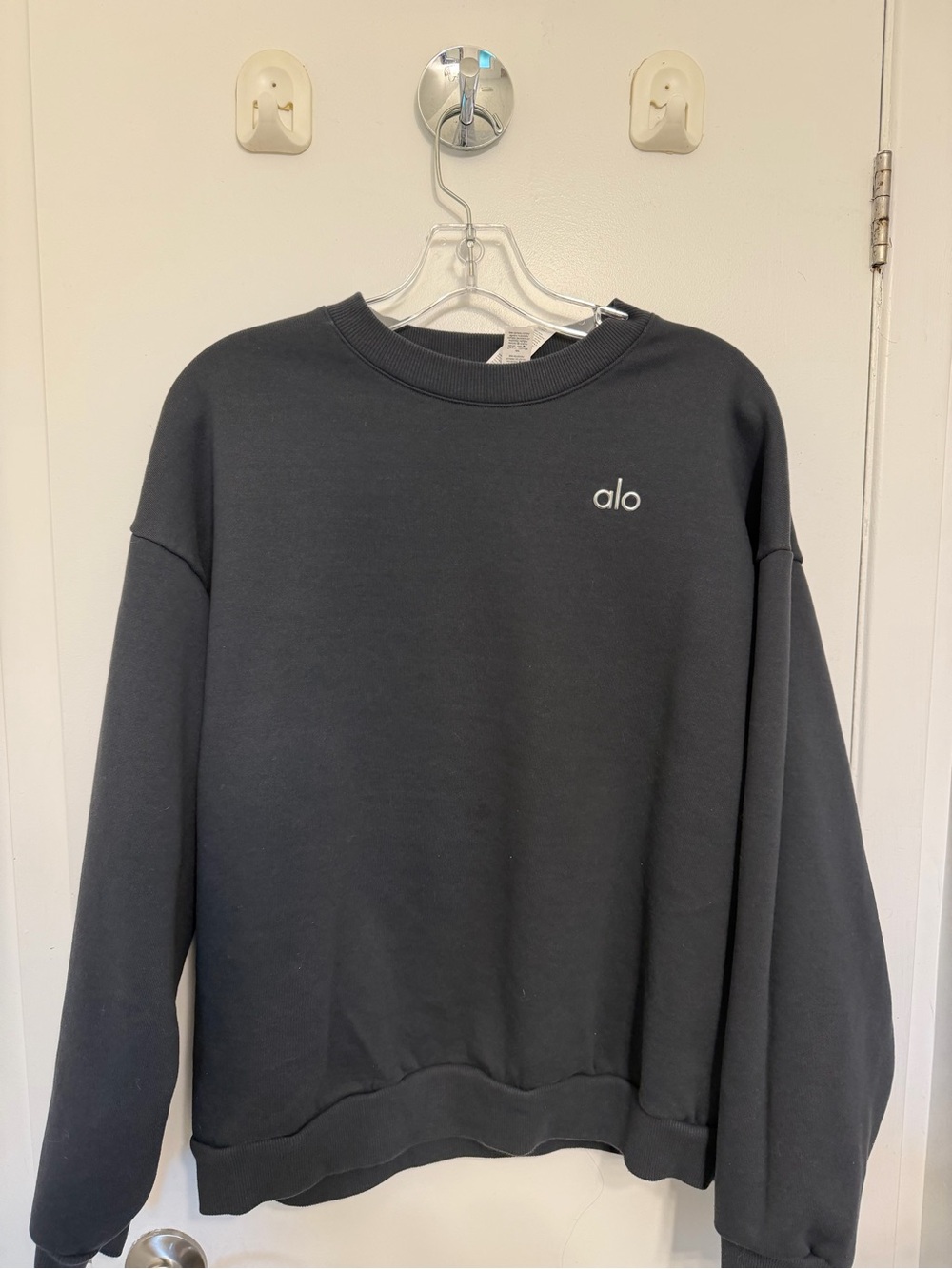 Alo accolade crew neck anthracite